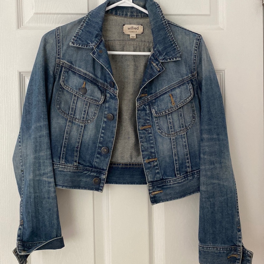 Wilfred - Cropped denim jacket - x-small